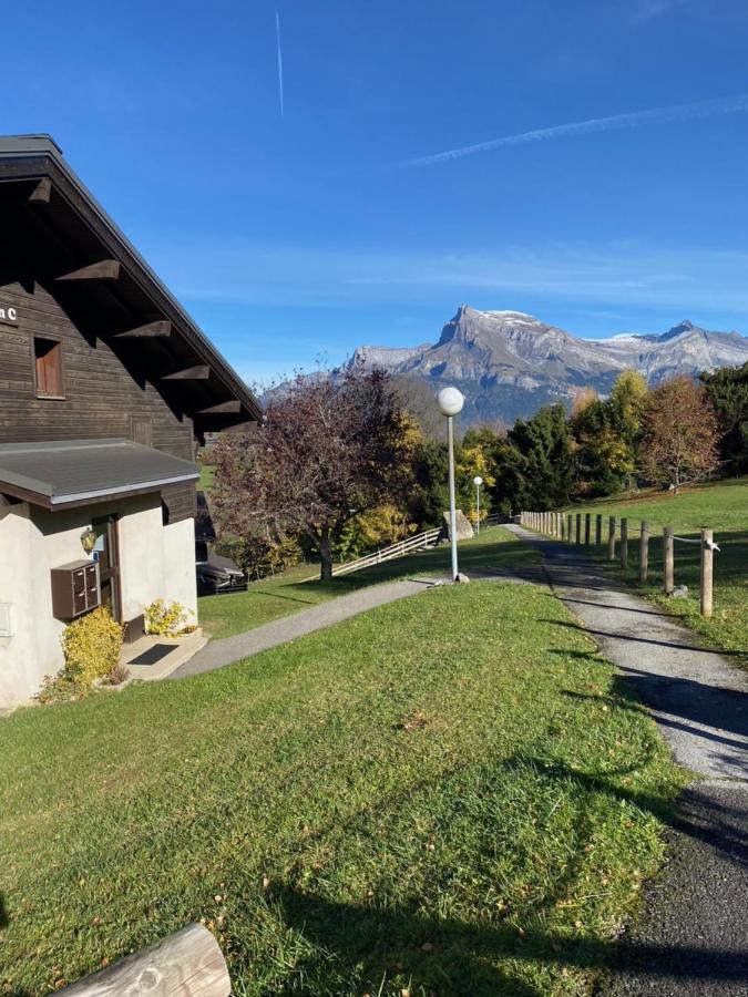 Megeve Le Sapin Bat A Leilighet Eksteriør bilde