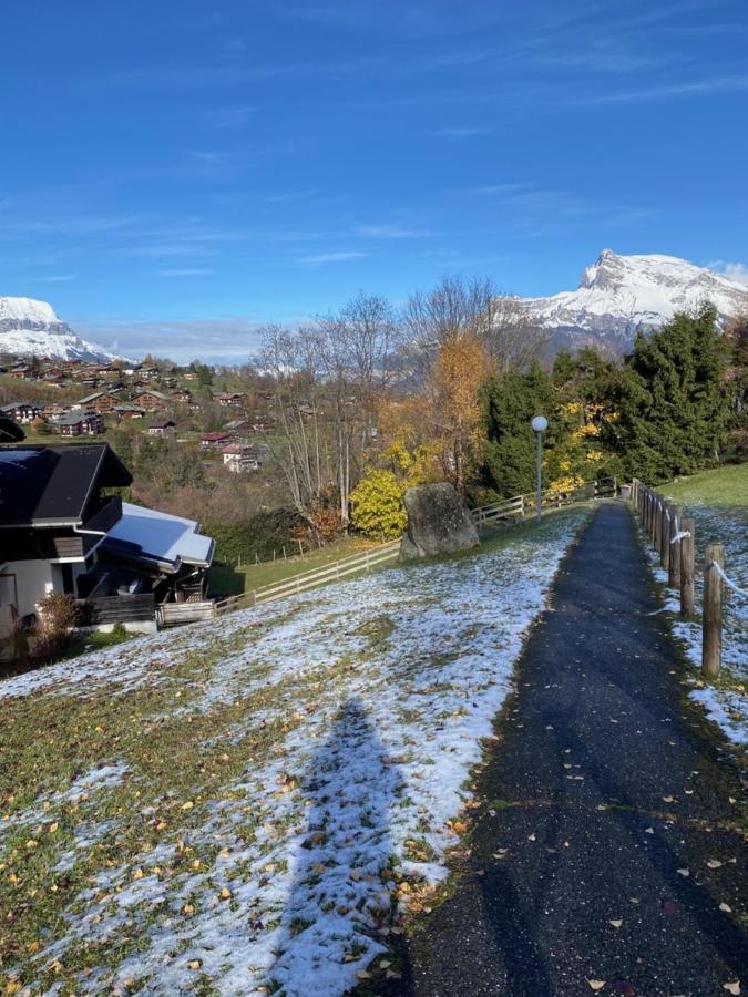 Megeve Le Sapin Bat A Leilighet Eksteriør bilde